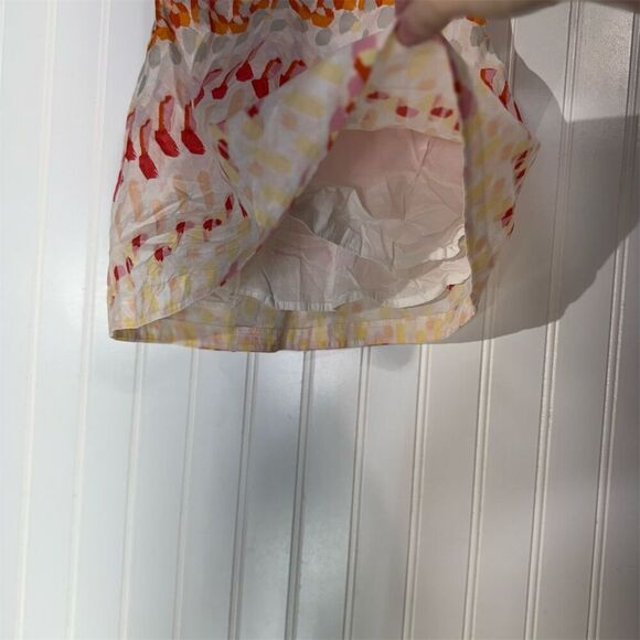 Janie and Jack Girls Dress Size 3 100% Cotton Lined Abstract Print Spring Summer - Picture 3 of 8